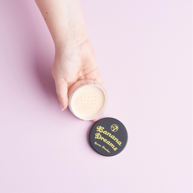 W7 Banana Dreams Loose Setting Powder - Weightless Yellow Blurring