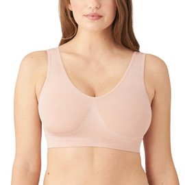 Wacoal Womens B-smooth Wide Strap Bralette Bra, Rose Dust, 38 US