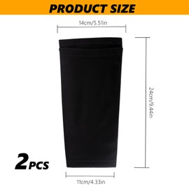 Black Football Shin Pad Sleeves with Pocket Holding Shin Pads, Mesh Breathable Design Shins Pad Sleeve, Soccer Shins Guards for Football Games Beginner