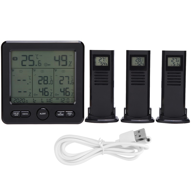 TS‑6210 Digital Wireless Weather Station Thermometer Meteorological Temperature Meter