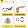 For John Deere Engine Coolant Heater Block Heater Kit with