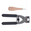 Leather Silent Pliers Diamond Awl Black Handle 4mm 4 Teeth