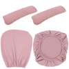 Tallew 4 Pcs Office Chair Covers Set Computer Universal Protective