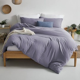 Duvet Cover, Single Item, 59.1 inches (150 cm), 82.7 inches (210 cm), Washable, Peach Skin, Stylish, Duvet Cover, Dust Mite Resistant, Antibacterial, Odor Resistant, 8 Strings, Soft, Plain, Smooth