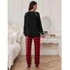 Ekouaer Pajamas Set for Women Soft Comfy Pjs Sets Long