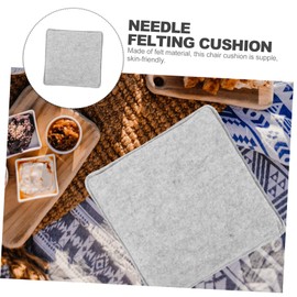 KONTONTY Comfortable Needle Felting Seat Cushion Pad Ergonomic Design for Office Home Use Pressure Relief for Hip and Tailbone for Long Sitting Hours Wool Felt Mat