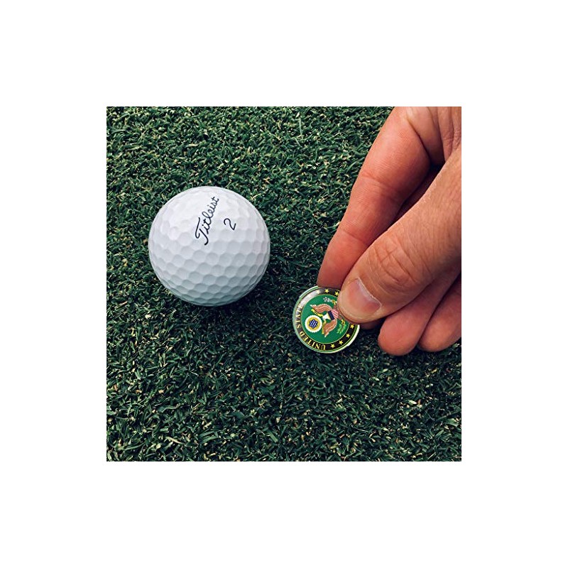 US Army Operation Iraqi Freedom Golf Hat Clip with Magnetic