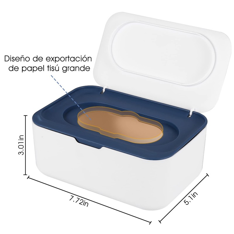 Caja de PañUelos con Tapa A Prueba de Polvo, Dispensador