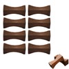 TokTech Chopsticks Rest, Wooden Chopsticks Rest, Set of 8, Cutlery