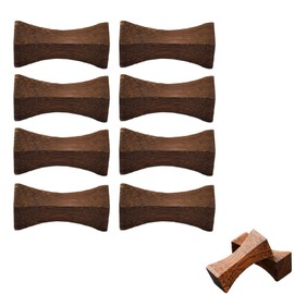 TokTech Chopsticks Rest, Wooden Chopsticks Rest, Set of 8, Cutlery Rest, Chopsticks Stand, Chopsticks Pillow, Chopsticks, Chopsticks, Spoon Rest, Japanese Tableware, Present, Natural Wood, Stylish