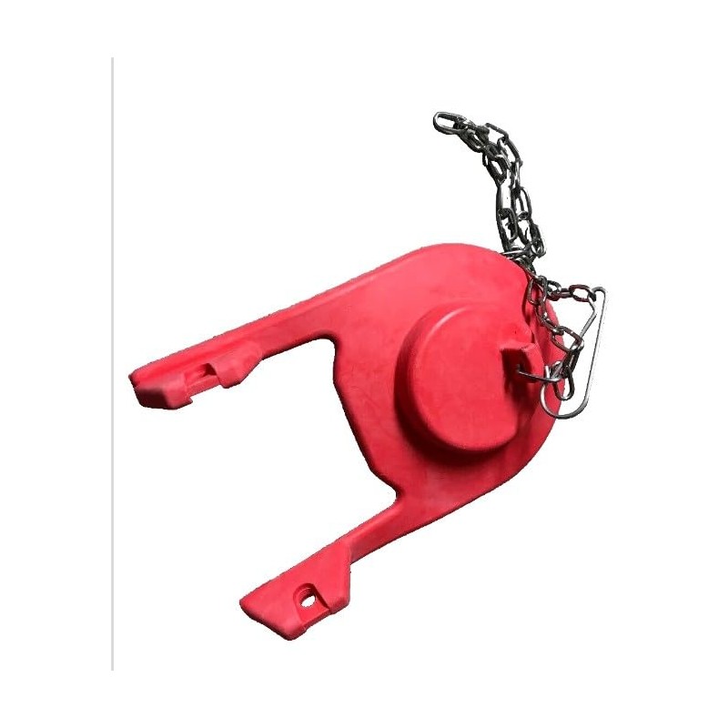 2-Inch Silicone Toilet Flapper with Styrofoam Float Inside by NuFlush