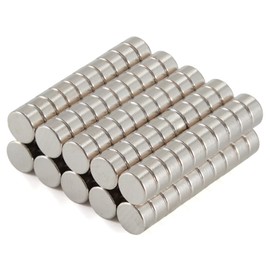 XEAOHESY 100pcs 6x3mm Mini Round Magnets for Acrylic Nail Clippers, Measuring Artificial Nail Length, Refrigerator Magnets, Neodymium Magnet for Crafts, Cabinets, Office Supplies