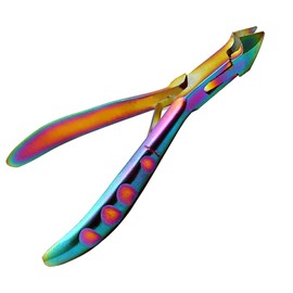 AAPROTOOLS Titanium COADED Cuticle NIPPERS Rainbow Color A+ Quality