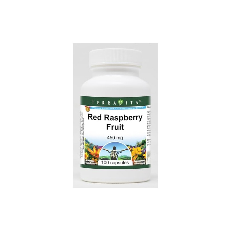Red Raspberry Fruit - 450 mg (100 Capsules, ZIN: 420566)