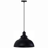 Lightess Black Pendant Light Dimmable, Industrial Hanging Lights Metal Barn