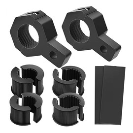 NUZAMAS Universal Work Light Tube Mounting Bracket Mount Y-lock Adjustable 19-30mm Mini Bar Clamp Bull Bars Roof Racks Roll Cage Holder for ATV UTV Truck