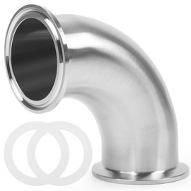 JMCOLMT Elbow 2" Tri Clamp Elbow 90 Degree Pipe Fitting 50.5mm Pipe OD Sanitary Fitting Stainless Steel 304