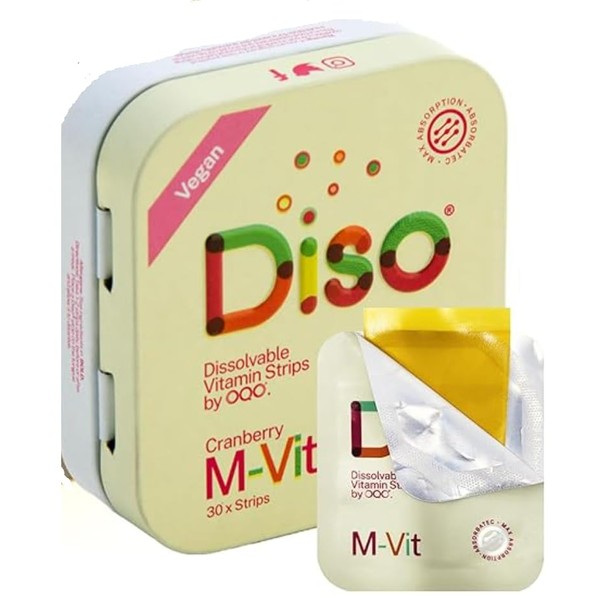 DISO - M-VIT - Multivitamin Dissolvable Oral Supplement Strips (melt