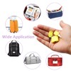 Mini Security Padlock with Key,3 Pcs Suitcase Locks,Colorful Small Padlock,for