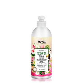 Novex Coconut Oil Leave in Conditioner, Smooth and Sily Hair, White, 10.5 Oz Bottle