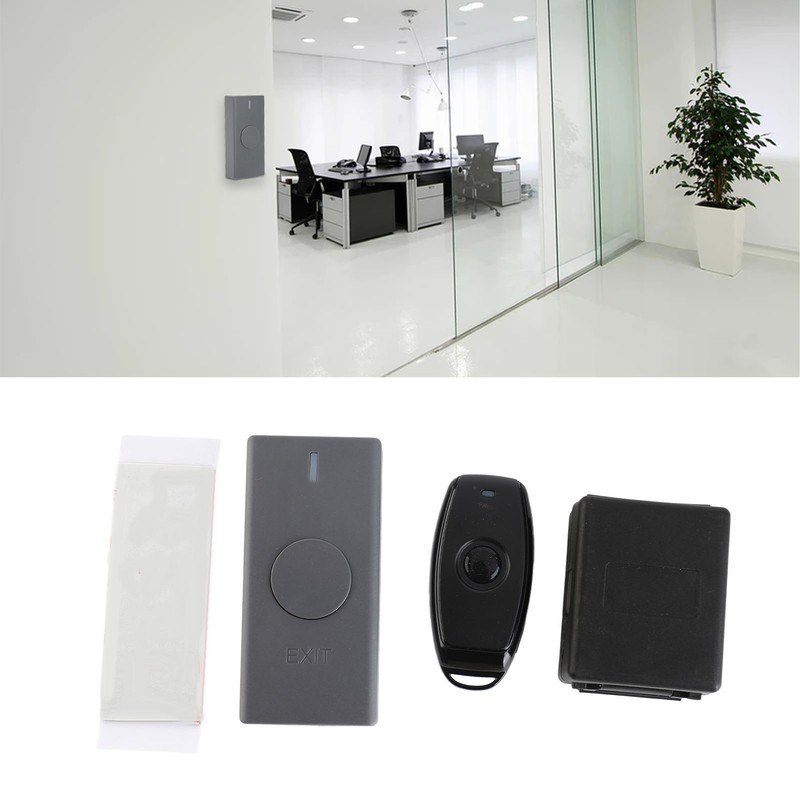 Wireless Access Control System with Door Exit Button Controller Remote