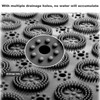 Round Shower Mat, Round Non-Slip Bath Mat With Suction Cup,