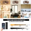 Coolbull Ceiling Fan with Light Remote Control - 20 Inch
