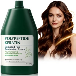 Polypeptide Keratin Hydrating Smoothing Damage Repair Cream, Hydrating Hair Protein Cream, Polypeptide Keratin Essence Care, Hair Repair For Dry Damaged Hair