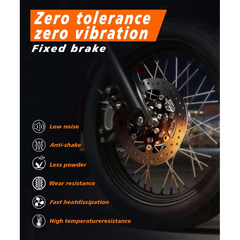 Front Brake Rotor Disc compatible with Softail 1984-2014, 11.5 Inch