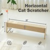 Meeyoview 30" Horizontal Scratching Post, Sisal Cat Scratcher with Spring