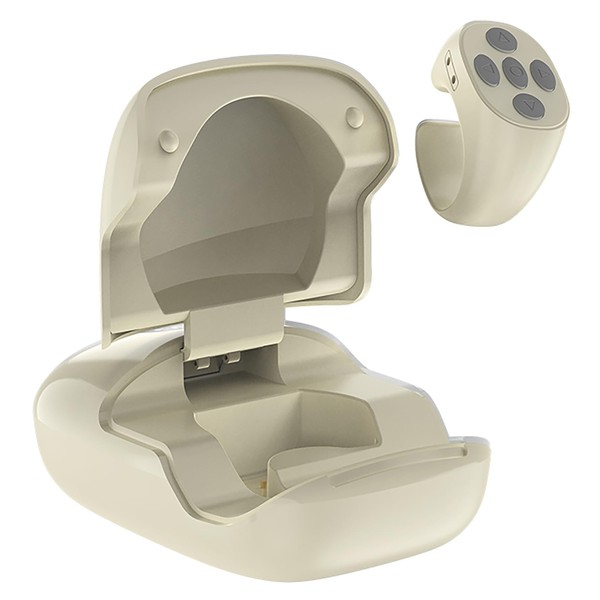 Beige Bluetooth Fernbedienung Scrollring für TIKTok App Remote Ring Clicker,