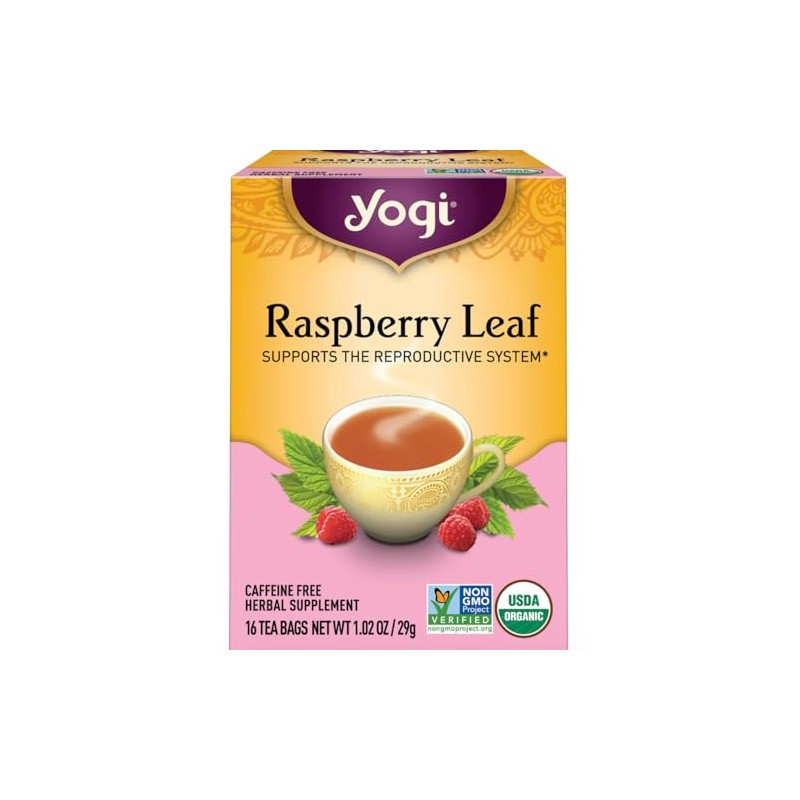 Yogi Tea - Raspberry Leaf Tea, Supports the Reproductive System,