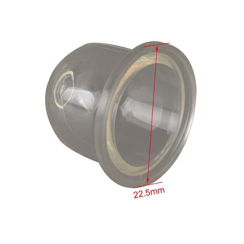 Futheda 6Pcs Universal Petrol Fuel Primer Bulb Carburetor Oil Cup