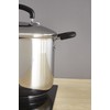 Lagostina Practical lid made of 18/10 stainless steel, grey and