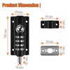 Combination Door Security Slide Latch Lock,Chumiug® High Security Digit Pin