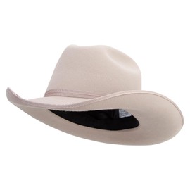 Jeanne Simmons Wool Felt Cowboy Hat - Beige OSFM