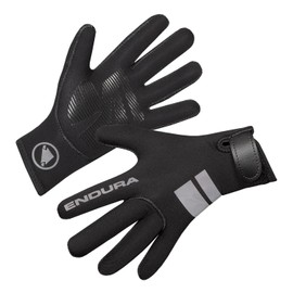 Endura Nemo II Neoprene Cycling Gloves | Warm and Dry Handwarmers Gloves, Black, 9-10 Years