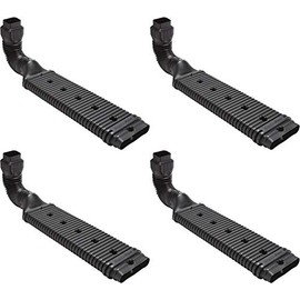 Amerimax 4601 Downspout Extension, Black Pack of 4
