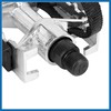 A ABSOPRO Pair Bicycle Pedals with Toe Clip Foot Strap