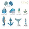 Valery Madelyn Summer Beach Ornaments for Small Tree, 20ct Shatterproof