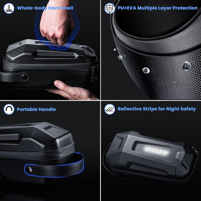 CHICLEW 3L Large Scooter Bag with Handle, Portable Electric Scooter