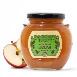 Passion Root Apple Jam | All Natural Apple Preserves with Real Fruit | No Added Sugar, No Preservatives, Non GMO, Gluten Free, Kosher Certified | Fruit Spread for Charcuterie Board - 11.2 oz
