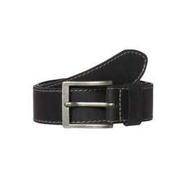 Wrangler Men's Stitched Belt, Black, 105 cm UK