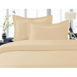 Elegant Comfort 1500 Thread Count Egyptian Quality Super Soft Wrinkle Free 2-Piece Pillowcases, Great Deal, Standard Size - Beige