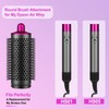 SWAZVAC Round Volumizing Brush Attachment for Airwrap, Oval Shape, Rose