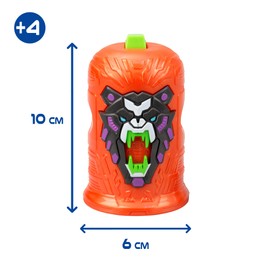 Spinner Mad 2 Shake Individual Spinning Top with Advanced Mechanism, Cooper Bear, Fighting Toy for Boys and Girls from 5 Years, 6 Collecting, Bizak (62006323-5)
