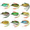 Goture 9pcs 55cm Frog Lures Set Soft Lures Frog Lures