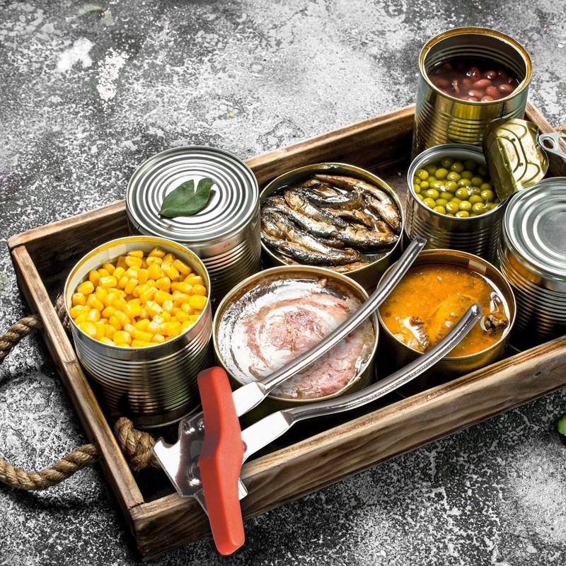 Westmark Stainless Steel Can Opener Silver/Red