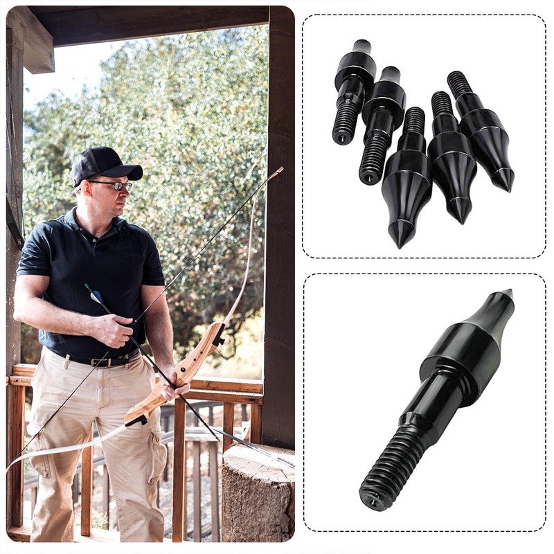 Qoaimu 100 Grain Archery Arrow Field Points Field Tips, High