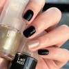 COSMOO Black Quick Dry Nail Polish, Solid Black Air Dry